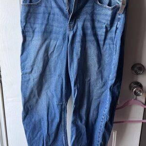 Old Navy Women’s barrel Jeans - Classic Blue